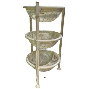 Étagère de rangement de cuisine moule en plastique rond panier de fruits et légumes moule d'injection moulage de support de stockage à plusieurs niveaux - Product Image 2