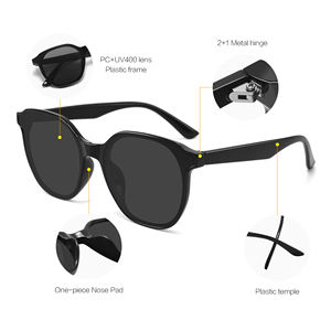 Offre Spéciale de mode Usine En Gros Logo Personnalisé Nuances À La Mode Carré En Plastique Lunettes De Soleil UV 400 Coloré PC Lunettes De Soleil - Product Image 6