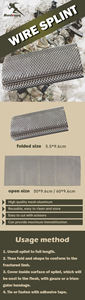 Attelle en fil métallique Medresq Attelle de fracture de sauvetage pour urgence médicale extérieure EMT - Product Image 6
