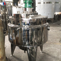 Cuve de mélange en acier inoxydable à chauffage électrique avec agitateur et système de contrôle de la température