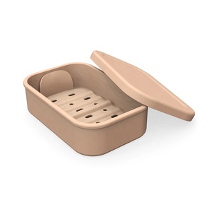 Enhanced Leak Proof Travel <strong>Soap</strong> Case with Lid Silicone <strong>Soap</strong> Container with Draining Layer Portable Bar <strong>Soap</strong> <strong>Holder</strong> for Bathroom - Product Image 6