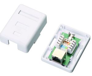 Caja de Montaje en Superficie CAT5E RJ45 con Krone IDC para Redes STP Cat.5e, Conector PCB (Material ABS/PC, Certificado ROHS) - Product Image 6