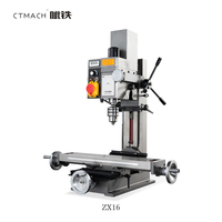 Mini tour à fraiser vertical ZX16, machine à percer et à fraiser pour le bricolage et les loisirs
