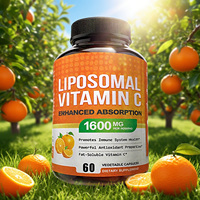 OEM ODM Vitamine C Liposomale 1600mg Antioxydant Haute Absorption Acide Ascorbique Liposoluble Suppléments Vitaminiques Absorption Améliorée