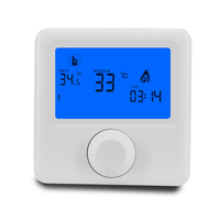 Pengontrol Suhu Boiler Gas Digital, Termostat Bertenaga Baterai 2 AA Dapat Diprogram Harga Pabrik