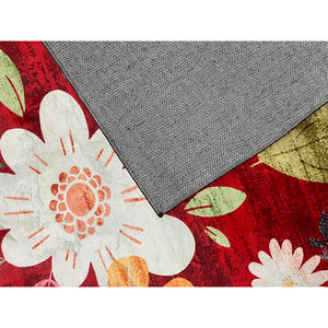 Tappeti e Moquette Silverstone per Soggiorno, Tappeti Antiscivolo per Camera da Letto, Motivi Floreali Americani, Tappetini Stampati in 3D Personalizzati - Product Image 5