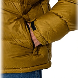 Veste bomber noire personnalisée en gros, légère, coupe-vent, imperméable, respirante, réversible, à capuche, pour homme, pour l'hiver, multi-usages - Product Image 6