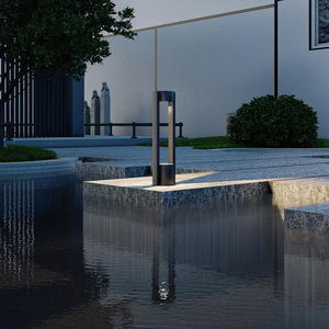 Modern Aluminum LED Street <b>Light</b> IP54 Waterproof Outdoor Garden Pathway Lamp European Style <b>Pole</b> - Product Image 4