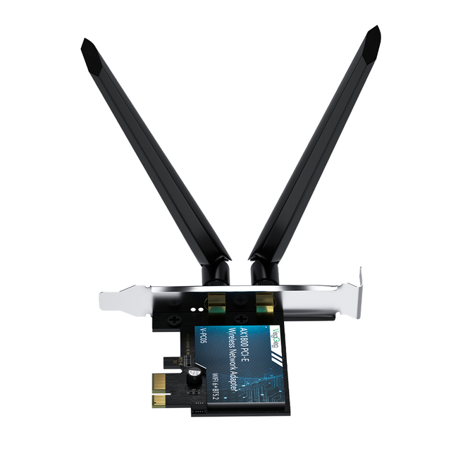 VegGieg AX1800 PCIE WiFi 6 Bluetooth 5.2 Adapter Dual Band Wireless Network Card for Desktop PC Windows 10 11