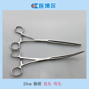 ที่หนีบลำไส้สแตนเลสเซี่ยงไฮ้สำหรับสุนัข รวมถึงที่หนีบหัวตรงและโค้งสำหรับตัดแต่งหู ตรวจวินิจฉัยทางทวารหนัก - Product Image 5