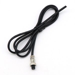 Câble de connecteur d'aviation GX12 à 4 broches avec prise mâle et femelle étanche pour la transmission de signal des appareils - Product Image 1
