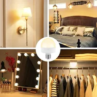 Ampoule LED rechargeable à piles avec télécommande, intensité réglable, détachable, 3 minuteurs, ampoule sans fil pour applique murale