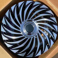 Jantes forgées sur mesure en alliage d'aluminium OEM 20 21 22 pouces, à rayons multiples, concaves, noir mat, pour SUV, berlines et camions