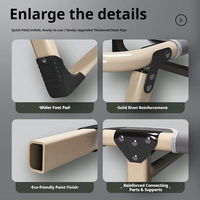 Chaise longue réglable, lit de sieste de bureau, lit simple portable, lit pliant en métal pour bureau, hôpital, camping