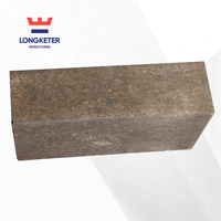 Brique réfractaire en magnésie-calcium, réfractarité moyenne, 1580°C à 1770°C, matériau MgO CaO