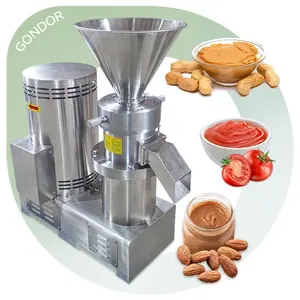 Molino coloidal Mini máquina comercial de mantequilla de almendras para moler cacahuetes y cacahuetes en Kenia