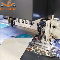 Machine à coudre laser entièrement automatique LETSEW pour ourlets de poches, compatible avec plusieurs tissus (denim, tricot, tissé), approvisionnement direct usine