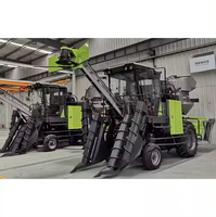Moissonneuse-batteuse à canne à sucre durable AC60 190 CV, nouvelle machine agricole avec grand convoyeur élévateur pour rizerie et terres agricoles