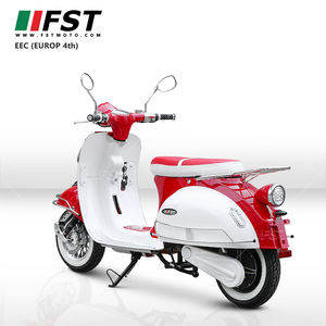 中国工厂直接电动摩托车45kmh电池可拆卸eec coc moto lectrique adulte复古电动滑板车 - Product Image 1