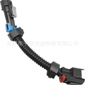 Adapter For Evaporator Steam Exhaust Valve Solenoid Valve Wiring <b>Harness</b> 19257603 12162000 <b>Black</b> Plastic Auto Connector - Product Image 5