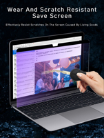 Protecteur d'écran magnétique Anti-lumière bleue, filtre d'écran pour Macbook Air, protecteur d'écran Transparent élevé pour ordinateur portable