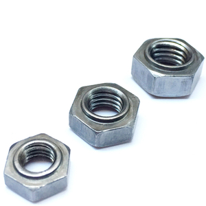 #8 1/4 5/16 3/8 1/2 7/16 Sechskant-Sechs kant schweiß mutter aus Kohlenstoffs tahl Punkts chweiß mutter - Product Image 2