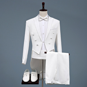 Ropa Formal para Hombre, Traje <span class=keywords><strong>de</strong></span> Esmoquin para Espectáculos <span class=keywords><strong>de</strong></span> Magia, <span class=keywords><strong>Cantantes</strong></span> <span class=keywords><strong>de</strong></span> Ópera, Trajes <span class=keywords><strong>de</strong></span> <span class=keywords><strong>Jazz</strong></span> y Competiciones <span class=keywords><strong>de</strong></span> Baile, Poliéster 100% - Product Image 1