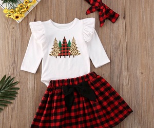 Venta al por Mayor de Conjuntos de Ropa para Niños, Estilo Nuevo, Camisetas de Manga Larga con Encaje para Niñas, Conjunto de Vestido de 2 Piezas - Product Image 3