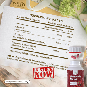 Capsules d'extrait de canneberge pur de qualité supérieure OEM ODM, antioxydant, soutien de la santé des voies urinaires pour les professionnels occupés et les étudiants - Product Image 5