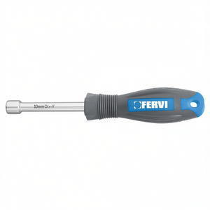 Fervi <b>Socket</b> Wrench 10mm Cr-V Steel Handle Tool - Product Image 2