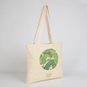 Bolsa de Mano de Lona Natural con Impresión Personalizada, Certificada por BSCI y SEDEX, Reutilizable, Hecha a Mano, con Logotipo Personalizado, para Uso Diario - Product Image 4
