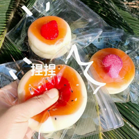 Jouets Alimentaires Squishy en Gros Nouveau Design Silicone Mini Soufflé au Fromage Gâteau Fraise Anti-Stress Balle à Presser Taba Squeeze Filles XY