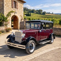 Voiture électrique classique rétro personnalisée par les fabricants, style fermé, coque exquise, transport spécial