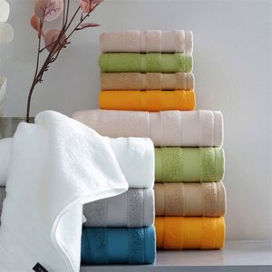 Ensemble de serviettes de bain 100 % coton de haute qualité, personnalisable ODM/OEM, couleur unie, comprenant un drap de toilette et un essuie-mains, textile de maison compressé - Product Image 2