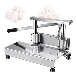 Máquina cortadora de huesos Manual comercial Chop Pig Trotters Guillotina picada Carne congelada Corte Hueso picado Hogar Sierra de hueso pequeño