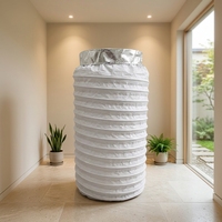 Tuyau d'isolation et de ventilation flexible en aluminium pour climatisation, usage hospitalier