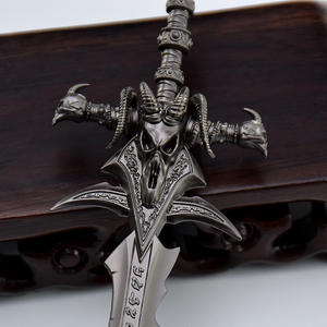 Réplica de Espada de Metal de 14 cm de Frostmourne de <span class=keywords><strong>Warcraft</strong></span>, Modelo de Arma del Rey Lich, Objeto Coleccionable, 24 g - Product Image 2