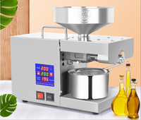 Nouvelle presse à huile industrielle robuste pour usage domestique, haute capacité, fonctionnement continu, pressage à froid et à chaud automatique, en acier inoxydable