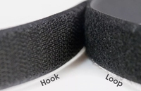 Attache-câble à sangle crochet et boucle réutilisable de 40mm pour la gestion des fils