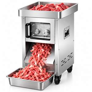 Machine à découper la viande robuste 2,2 kW, équipement électrique de découpe et de déchiquetage de viande 3,5 mm 5 mm pour la transformation alimentaire commerciale - Product Image 1