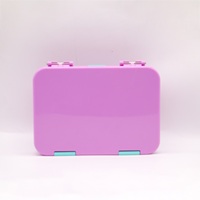 Boîte de rangement portable pour étudiants, en plastique de qualité alimentaire sans BPA, compatible micro-ondes, anti-fuite, pour plus de 3 repas.