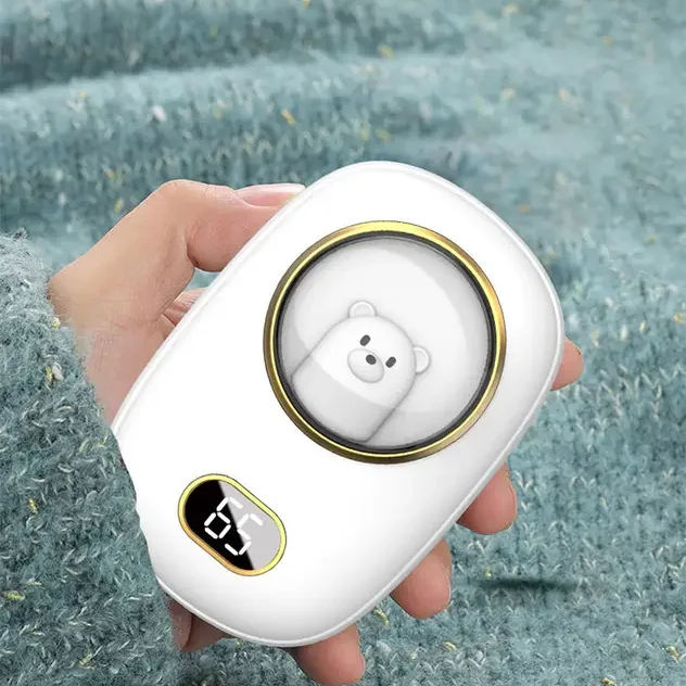 USB Rechargeable Portable Pocket Size Heat Therapy Hand Warmer Long-Heating Electric Outdoor Sports Heater Christmas Gift Car RV
