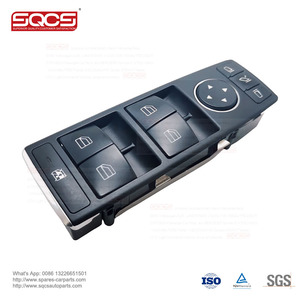Interrupteur de lève-vitre à poussoir SQCS 1669054400 pour <span class=keywords><strong>Mercedes</strong></span>-Benz W204 W246 X166 W176 W463 W166 G500 ML <span class=keywords><strong>350</strong></span> <span class=keywords><strong>GLE</strong></span> 320 CLA250 CLA450 - Product Image 3