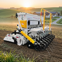 LEROX Machine Intégrée de Préparation du Sol et de Semis, Herse Motrice, Boîte de Vitesses de Semoir, Volume de la Boîte 650L, 30-45 Ares/Heure pour Terres Sèches à Haute Performance