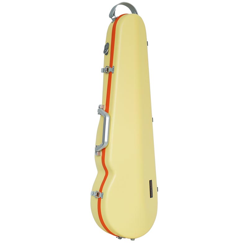 Jaune crème (bord orange)