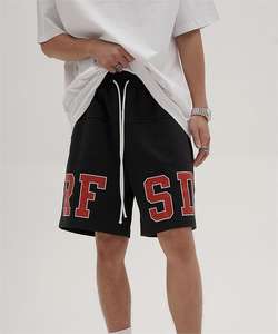 Pantalones Cortos Deportivos de Felpa Francesa de Algodón Reflectante de Lujo al por Mayor para Hombre - Product Image 6