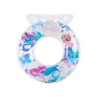 KSMR-008 Anneau de natation gonflable pour enfants en forme de cheval arc-en-ciel licorne, siège gonflable en PVC pour enfants