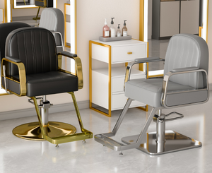 Fauteuil de salon de coiffure et de beauté, pivotant et réglable en hauteur, au design moderne et épuré, pour le marché international - Product Image 1