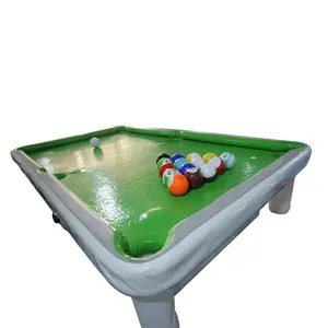 Venta caliente francés mesa de billar inflable mesa de billar piscina inflable de