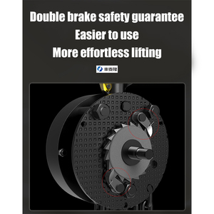 รอกโซ่มือแบบก้าน HSZ ซีรีย์1T 2T,รอกโซ่แบบมือหมุนรอกโซ่แบบมือโยก - Product Image 3